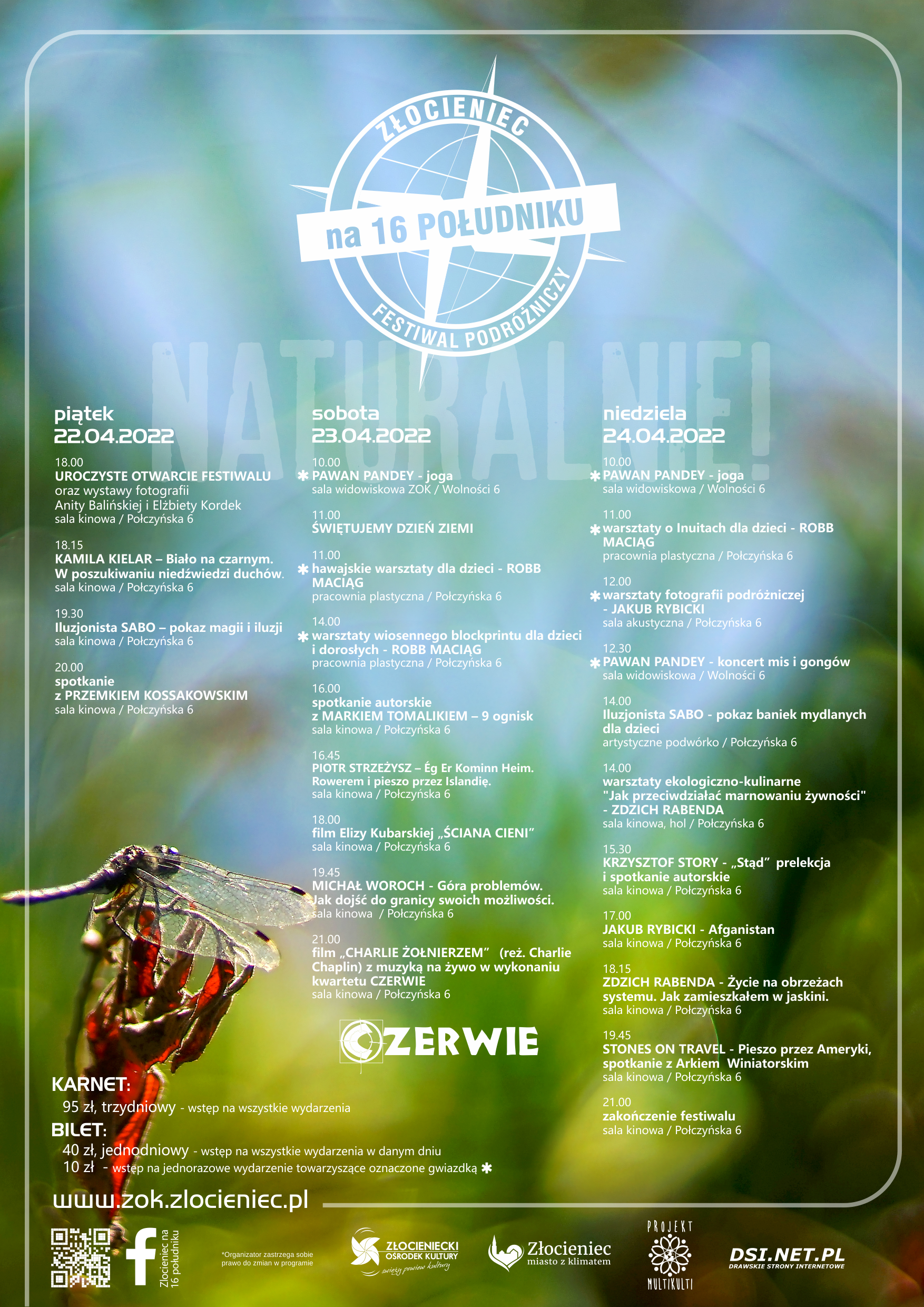 zlocieniec na 16 poludniku 2022 plakat png