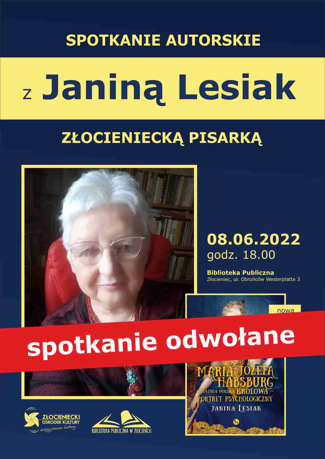 lesiak plakat odwołane