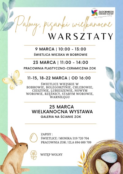 WIELKANOCNE WARSZTATY