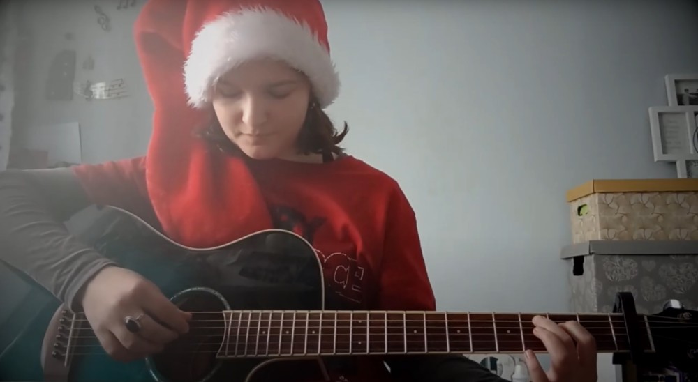 Świąteczne życzenia muzyką pisane