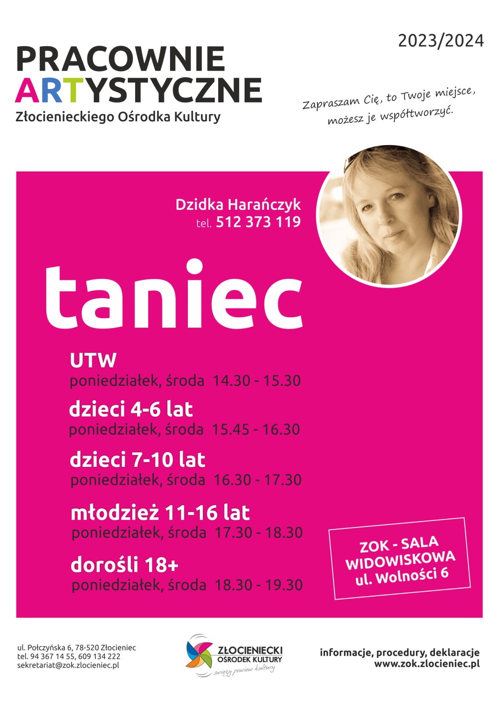 Zajęcia taneczne 2023/2024
