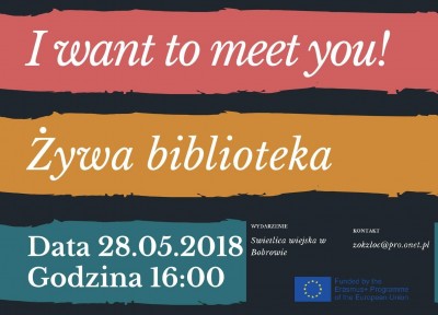 Żywa biblioteka w Bobrowie