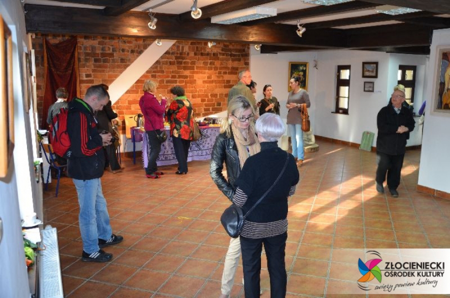 Wernisaż złocienieckich twórców w Białogardzie