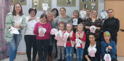 Makramowe anioły w Starym Worowie