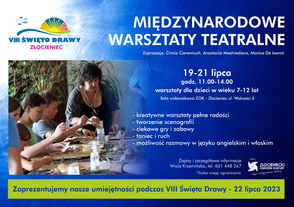 Międzynarodowe Warsztaty Teatralne. Ruszyły zapisy