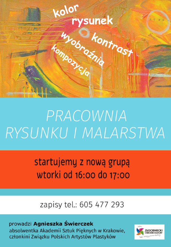 NOWA GRUPA w pracowni rysunku i malarstwa
