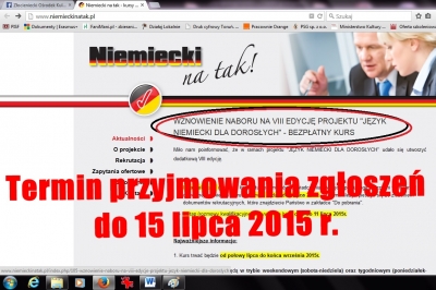 Niemiecki na tak_do 15 lipca