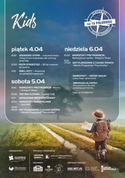 Złocieniec ponownie stolicą podróży – ruszają zapisy na warsztaty 16. Południk Kids