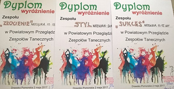 ZŁOCIENIE, SUKCES I STYL wyróżnione na przeglądzie