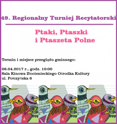 Ptaki, Ptaszki i Ptaszęta Polne 2017