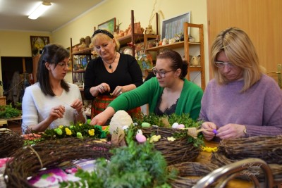 Zakończenie warsztatów "Palmy i pisanki wielkanocne"