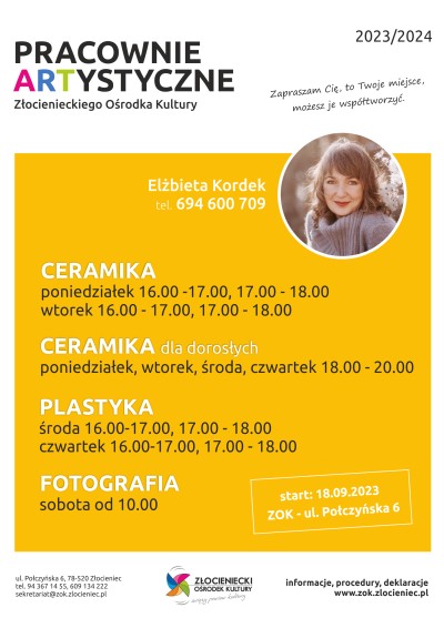 Zajęcia w pracowni plasycznej
