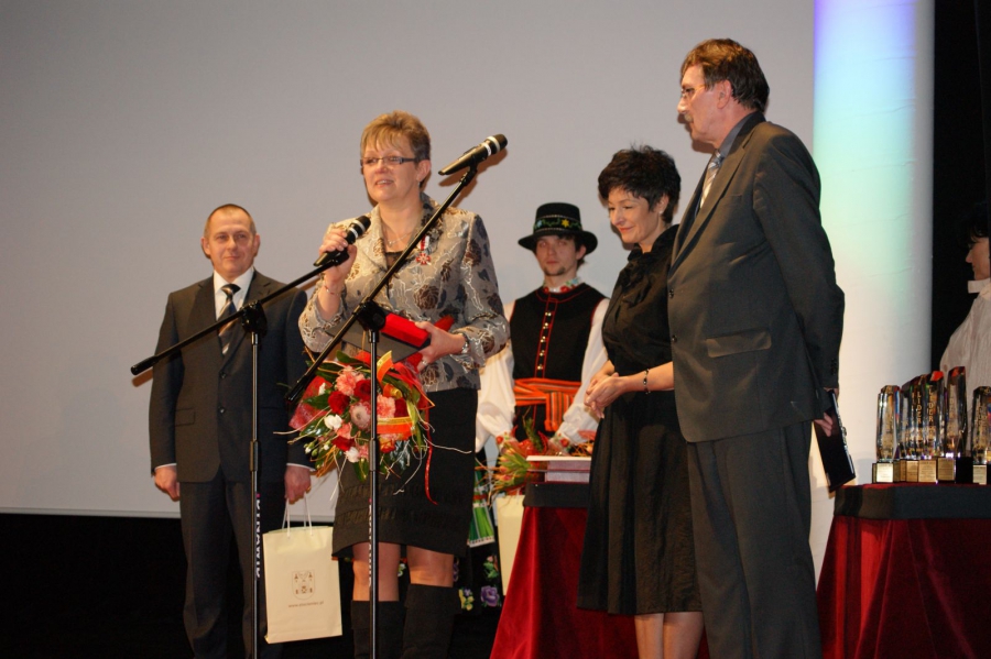 Gryf dla Dyrektora Złocienieckiego Ośrodka Kultury