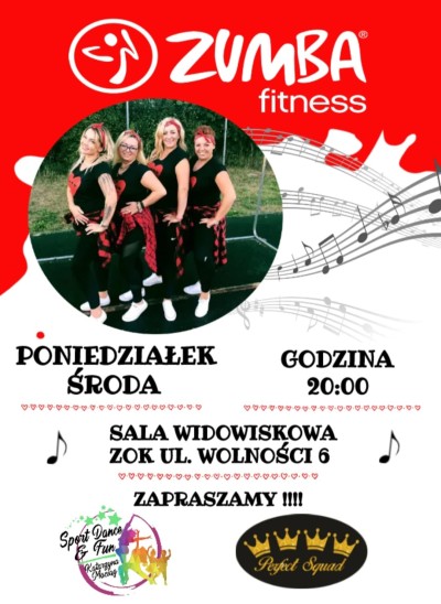 Informacja o zajęciach ZUMBY