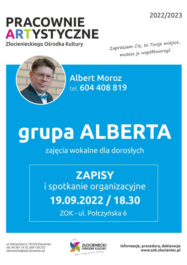 Grupa ALBERTA - zapisy