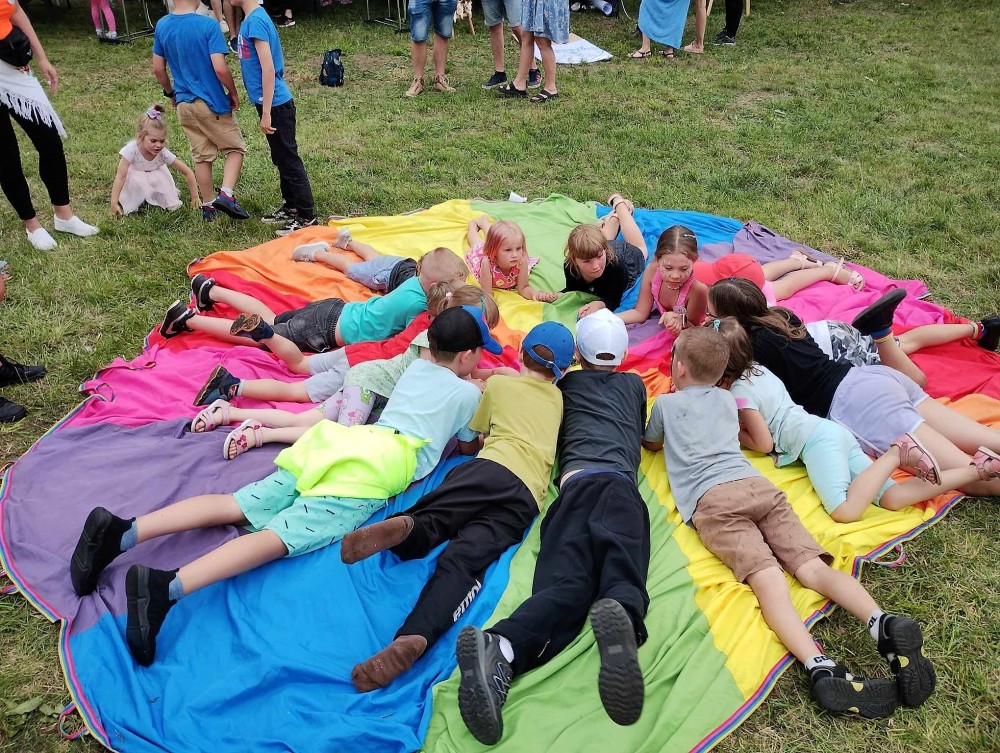 Świetliczankowe animacje podczas II Przeglądu Folklorystycznego "Z folklorem pod rękę" w Darskowie